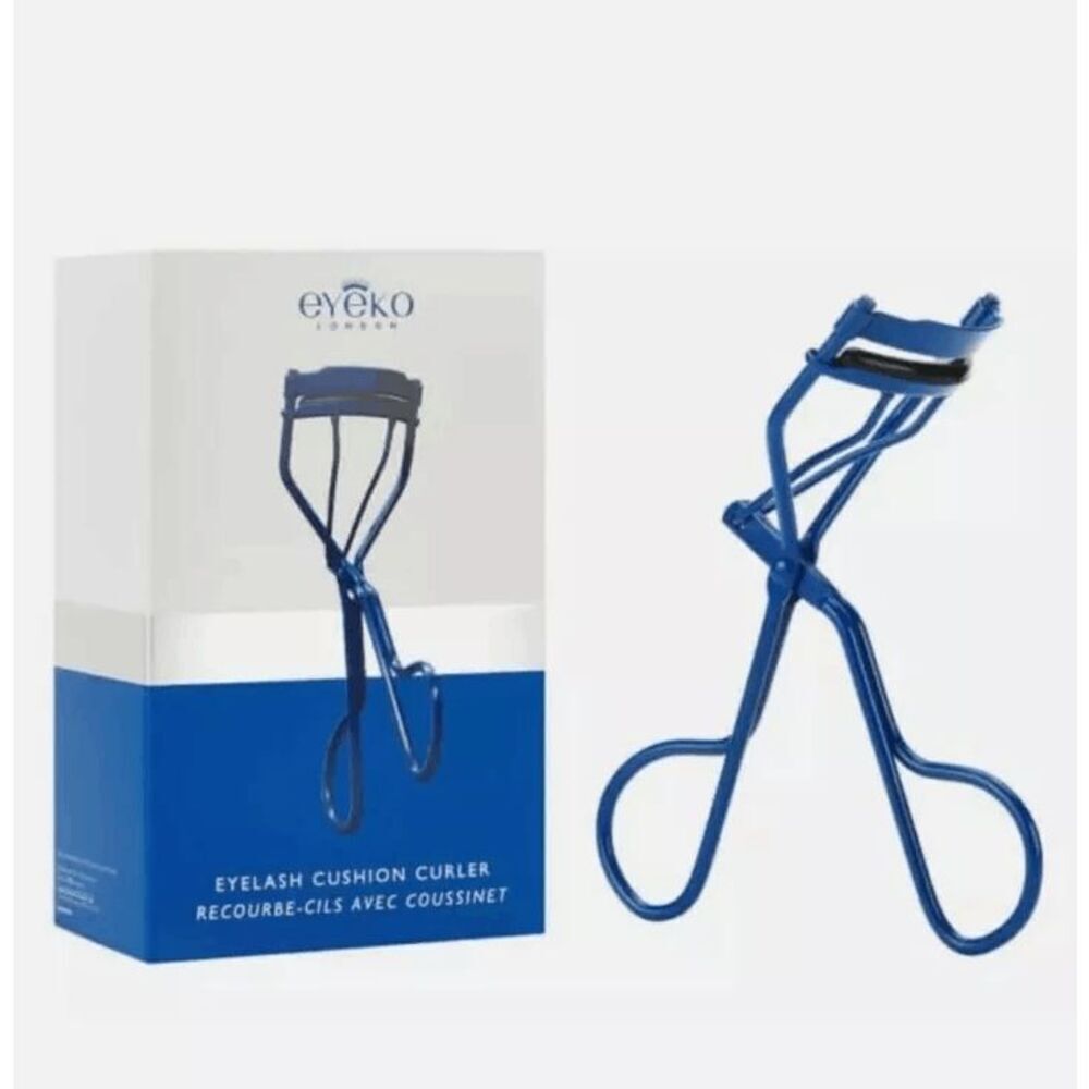 EYEKO London Eyelash Cushion Curler Blue NEW SEALED BOX Full Sized